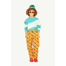 Load image into Gallery viewer, The Animals Observatory - orange trousers with all over yellow and black geometric print
