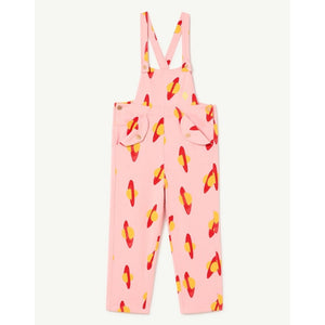 The Animals Observatory - pink dungarees with all over saturn like planet print