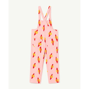 The Animals Observatory -  pink dungarees with all over saturn like planet print