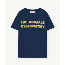 Load image into Gallery viewer, The Animals Observatory - Adult Orion T-shirt in Navy

