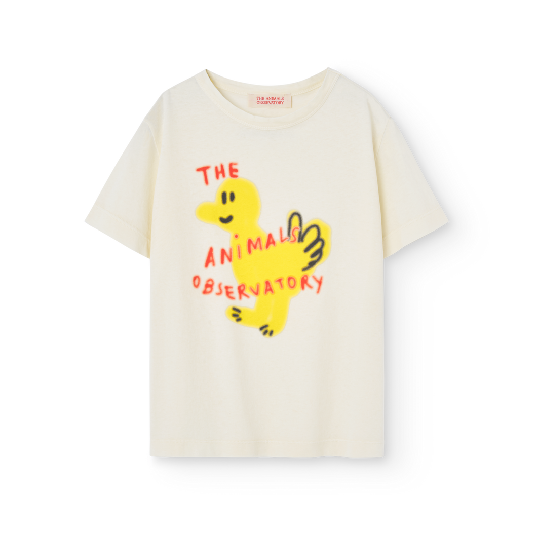 The Animals Observatory - White Hen Rooster T-shirt