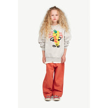 Load image into Gallery viewer, The Animals Observatory - Grey Cartoon Bear Sweatshirt
