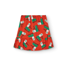 Load image into Gallery viewer, The Animals Observatory - Red Sneaker Slug Skirt
