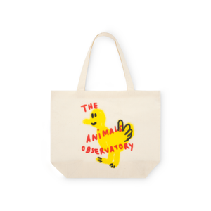 The Animals Observatory - White Hen Canvas Tote Bag