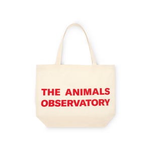 The Animals Observatory - White Cartoon Canvas Tote Bag