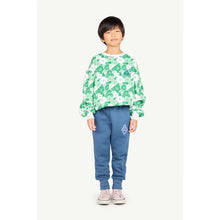 Load image into Gallery viewer, The Animals Observatory - Bear Sweatshirt in Green Flowers
