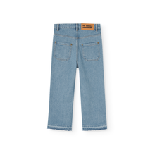 Load image into Gallery viewer, The Animals Observatory light blue children&#39;s jeans from the new FW24 collection.
