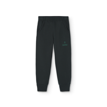 Load image into Gallery viewer, The Animals Observatory deep green Draco sweatpants with lighter green logo print from the new FW24 collection.
