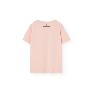 The Animals Observatory -Love  Rooster T-shirt in Coral