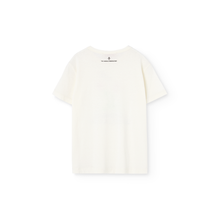 Load image into Gallery viewer, The Animals Observatory - Flowers Rooster T-shirt in White
