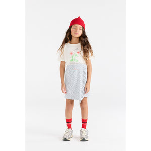 The Animals Observatory - Flowers Rooster T-shirt in White