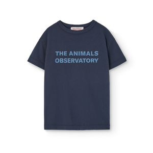 Children's Navy blue t-shirt with 'The Animals Observatory' logo