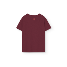 Load image into Gallery viewer, The Animals Observatory - Orion T-shirt in Garnet
