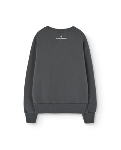 The Animals Observatory - Flowers Bear Sweatshirt in Dark Grey