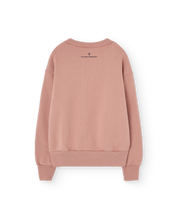 Load image into Gallery viewer, The Animals Observatory - Flowers Bear Sweatshirt in Coral
