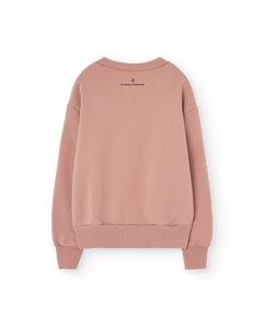 The Animals Observatory - Flowers Bear Sweatshirt in Coral