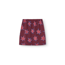 Load image into Gallery viewer, The Animals Observatory - Stars Kitten Skirt in Garnet
