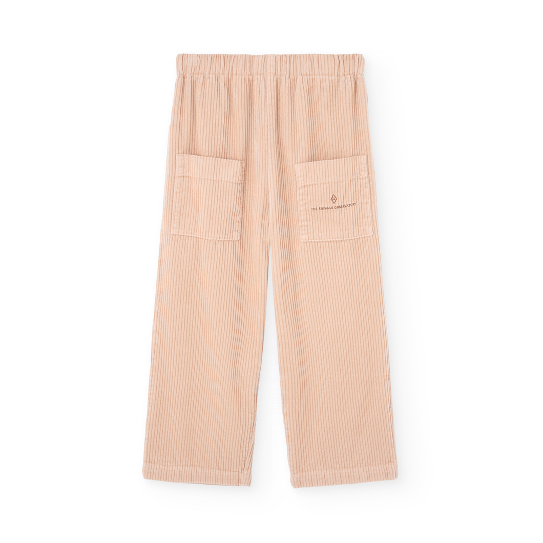 The Animals Observatory soft coral ribbed trousers