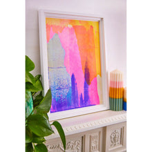 Load image into Gallery viewer, House of Payne - Purple Abstract Riso Print
