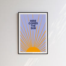 Load image into Gallery viewer, House of Payne - Lilac Here Comes The Sun Print
