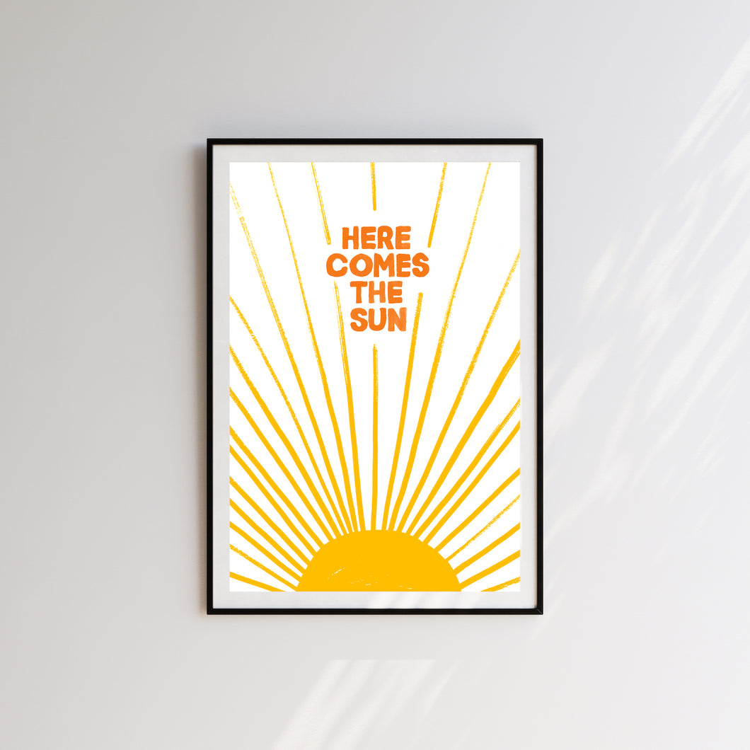 House of Payne - Yellow Here Comes The Sun Print