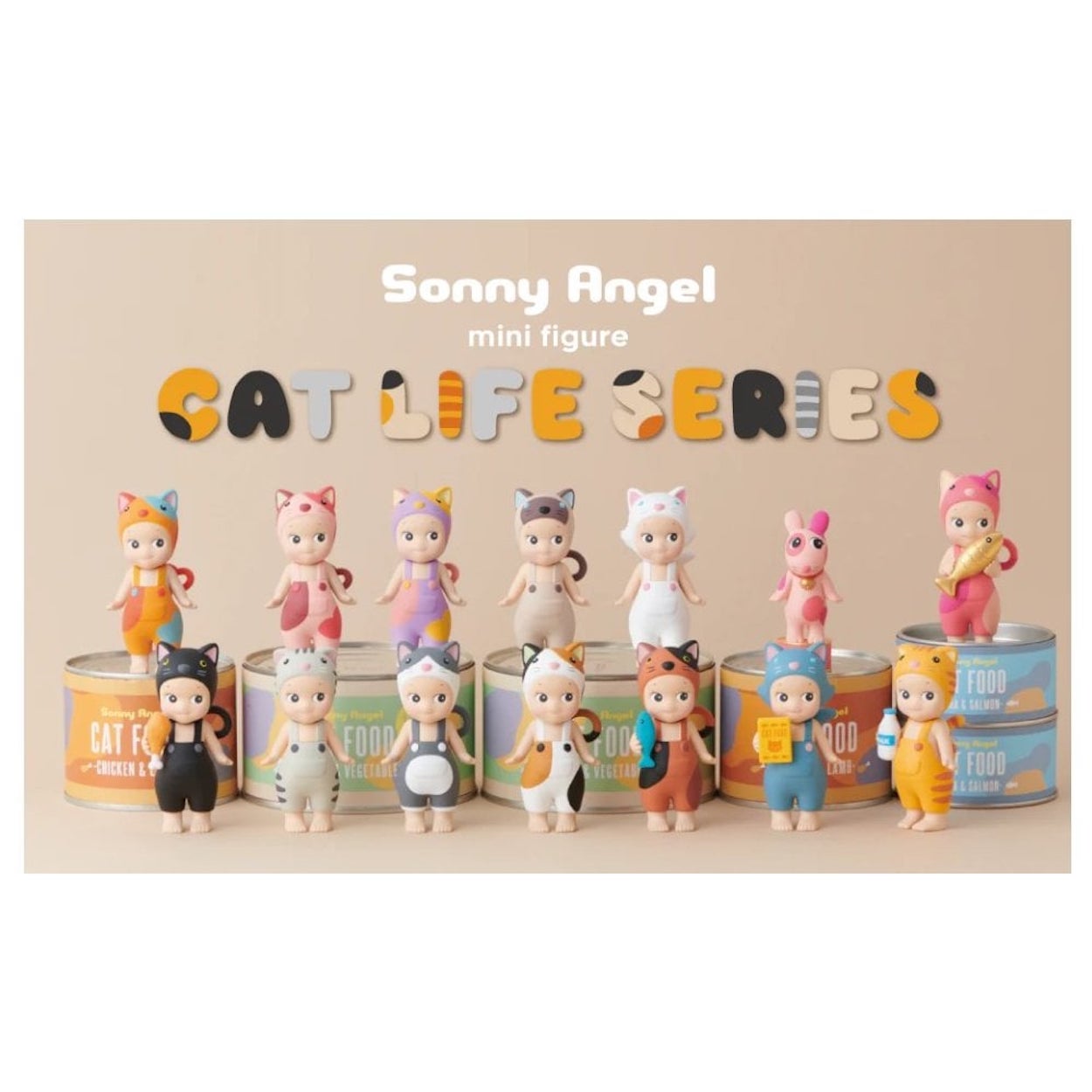 ソニーエンジェル キャッツライフ シリーズ5点 Sonny Angel - Cat Life