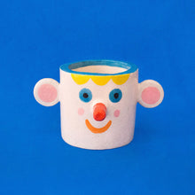 Load image into Gallery viewer, Ana Seixas - Happy Face Small Ceramic Pot
