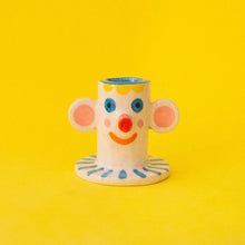 Load image into Gallery viewer, Ana Seixas - Happy Face Ceramic Candle Holder
