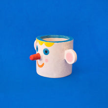 Load image into Gallery viewer, Ana Seixas - Happy Face Small Ceramic Pot
