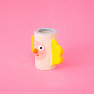 Ana Seixas - Little Clown Candle Holder in Yellow