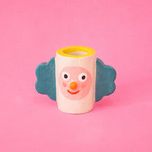 Load image into Gallery viewer, Ana Seixas - Little Clown Candle Holder in Blue
