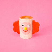 Load image into Gallery viewer, Ana Seixas - Little Clown Candle Holder in Red
