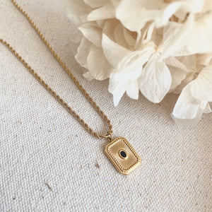 Little Nell Jewellery - Everyday Gold Octagon Pendant Necklace