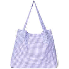 Load image into Gallery viewer, Studio Noos - Lilac check gingham mom bag
