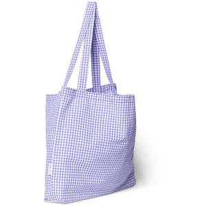 Studio Noos - Lilac Check Cotton Mom Bag