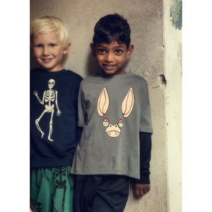 Mini Rodini - Blue Skeleton Sweatshirt