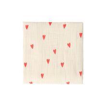 Load image into Gallery viewer, Studio Noos - Beige Hearts Swaddle Large
