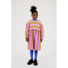 Load image into Gallery viewer, Repose AMS - pink and gold stripe dress
