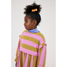 Load image into Gallery viewer, Repose AMS - pink and gold stripe dress
