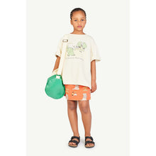 Load image into Gallery viewer, The Animals Observatory Babar oversize t-shirt in ecru cream with Babar illustration on front
