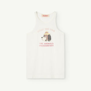 The Animals Observatory - white vest with 'Billy the Dog' print