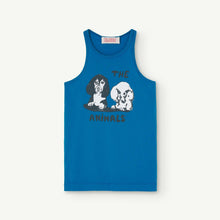 Load image into Gallery viewer, The Animals Observatory - blue vest with black and white puppy print

