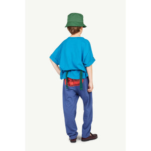 The Animals Observatory - blue trousers with red logo on the back