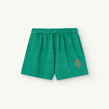 Load image into Gallery viewer, The Animals Observatory - green shorts with green check pattern
