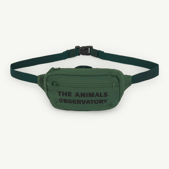 The Animals Observatory - dark green bum bag with black logo 