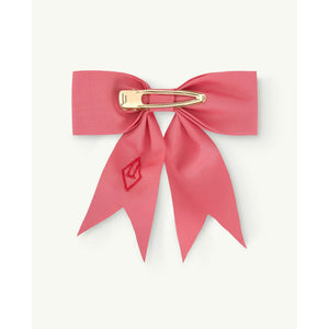 The Animals Observatory - pink ribbon bow hair clip