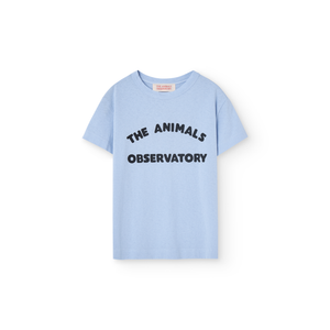 The Animals Observatory - Rooster T-shirt in Blue Mouse