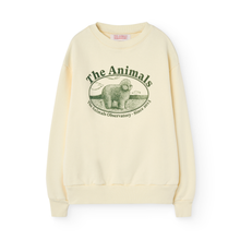 Load image into Gallery viewer, The Animals Observatory - Bear Sweatshirt in Cream Dog
