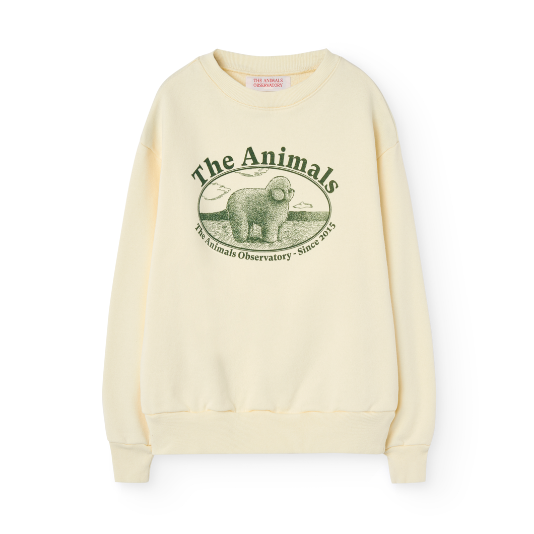 The Animals Observatory - Bear Sweatshirt in Cream Dog