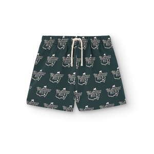 The Animals Observatory - Hedgehog Shorts in Black Logo